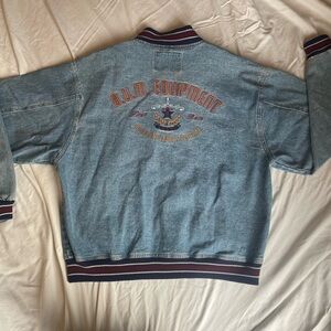 B.U.M Denim Letterman Jacket